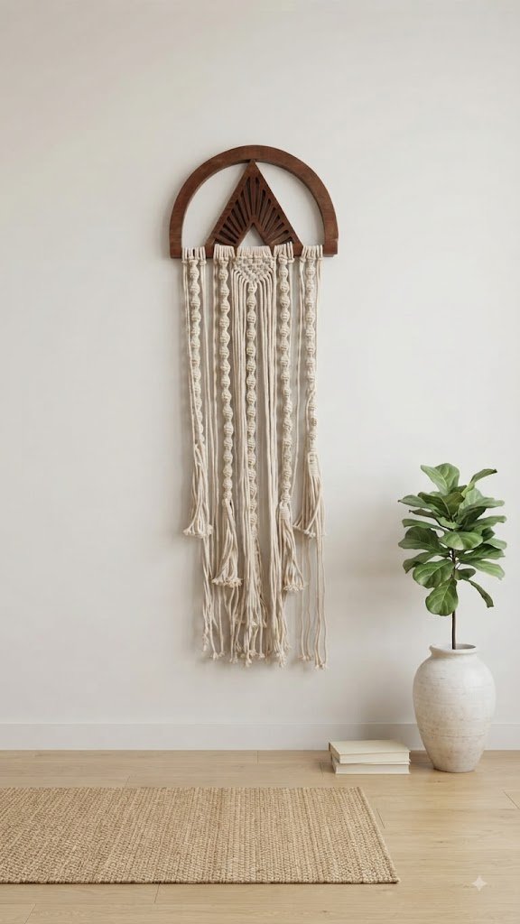 Radiant Arch Macrame Wall Hanging