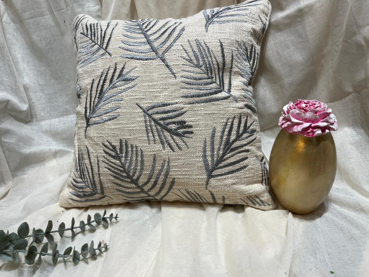 Embroidered Cushion Cover