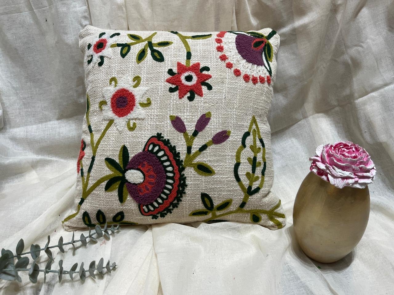 Tufted Cushion Cover