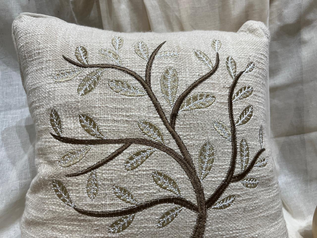 Embroidered Cushion Cover