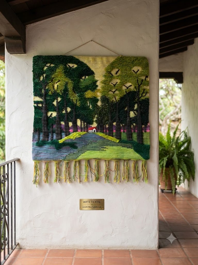 Handcrafted Jute Wall Tapestry